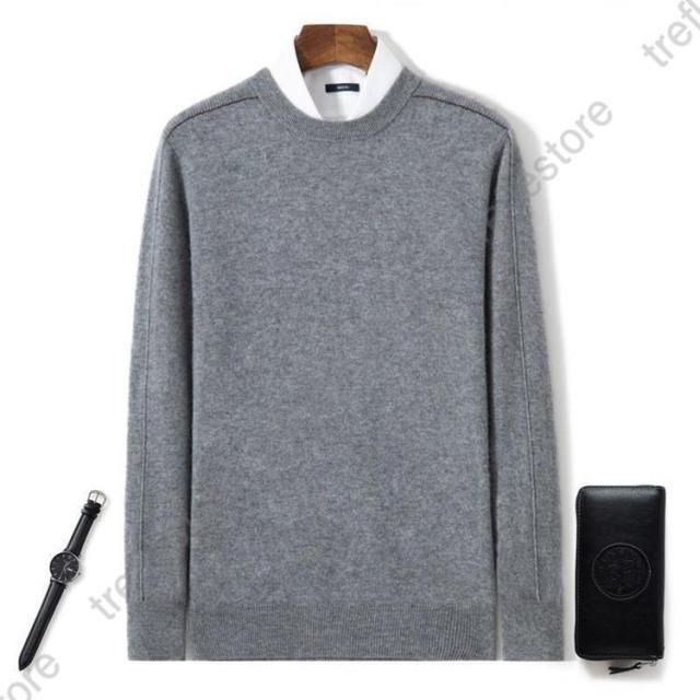 ポイント10倍！】ニット メンズ セーター 長袖ニットソー クルーネック