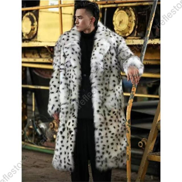 ポイント10倍！】フェイクファーコート メンズ アウター ロングコート