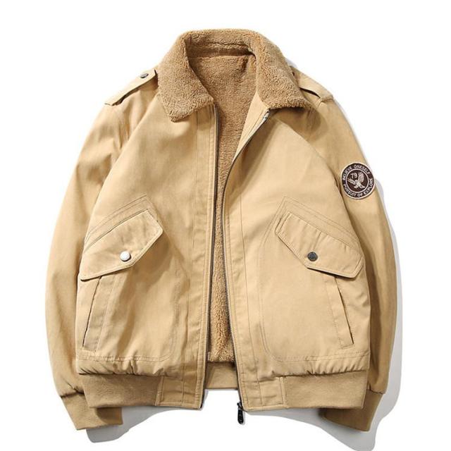 ミリタリージャケット メンズ 裏起毛 ボアジャケット 裏ボア 裏フリース ジャケット 厚手 暖かい 中綿ジャケット 冬 冬服 アウター カジュアル おしゃれ