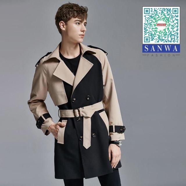 メンズトレンチコート　コート　春秋冬　メンズ　ジャケット　ロングコート　トップス　アウター　ミディアム　ビジネス　通勤　カジュアル　紳士