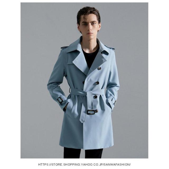 メンズコート　コート　春　秋　メンズ　無地　フード付き　ジャケット　合わせやすい ス　アウター　ロングコート　定番　通勤　カジュアル　シンプル