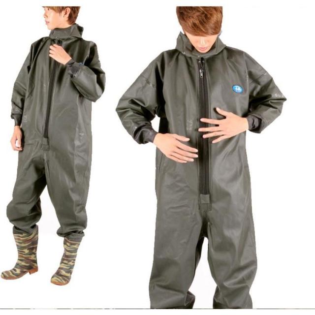 ウェーダー チェストハイウェーダーオールインワン 一体型 水陸両用スーツ 釣り用スーツ　渓流釣り　防水透湿　アウトドア　清掃　農作業　水産　漁師 ポイント10倍！ウェーダー チェストハイウェーダー オールインワン