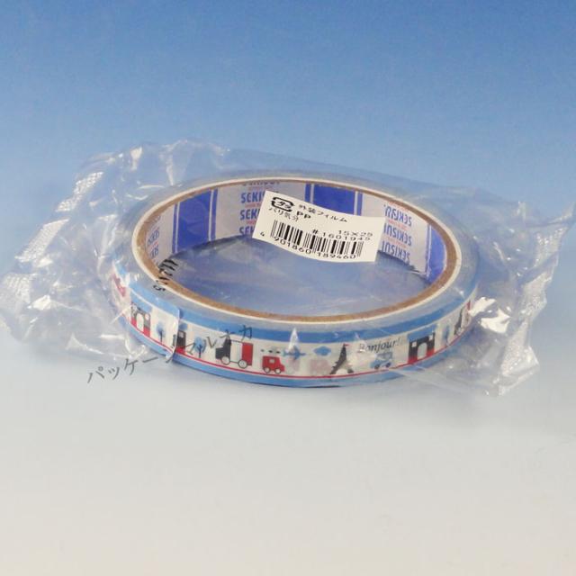 【直送／代引不可】柄入りセロテｰプ　パリ気分 15mm×25m巻 100巻