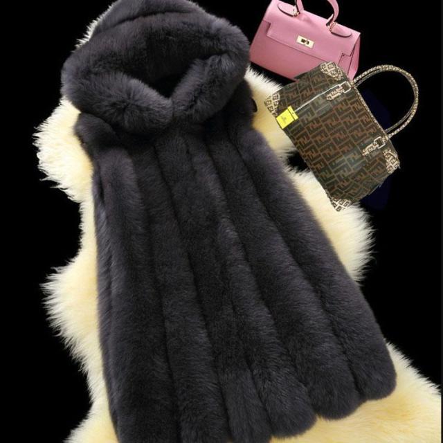 秋冬 レディース ファーコート 毛皮コート  ファーベスト  レディースコート フェイクファー アウター ジャケット　暖かい OL　通勤　レディースアウター