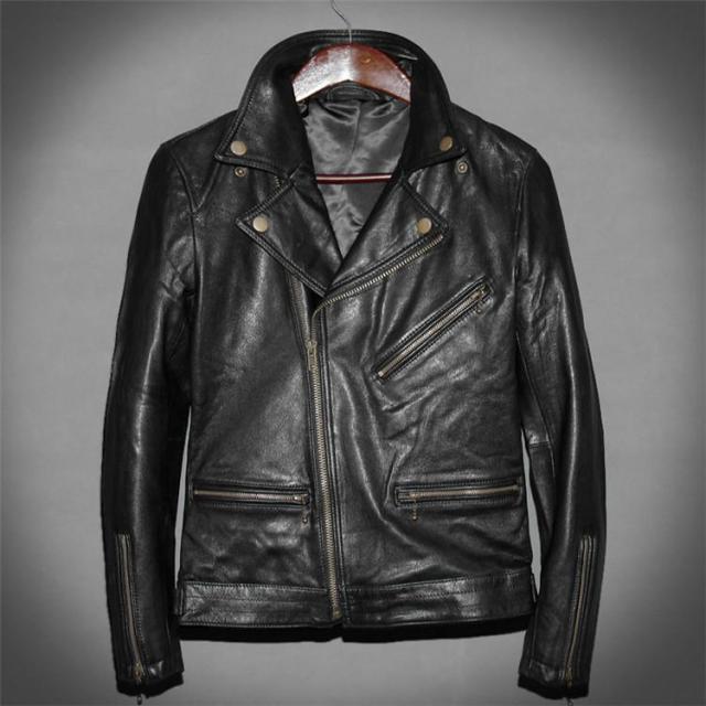 ライダース　バイクジャケット　メンズ　春秋冬　ジャケット 本革ジャケット　ラム革　レザージャケット　leather jacket　革ジャン　アウター