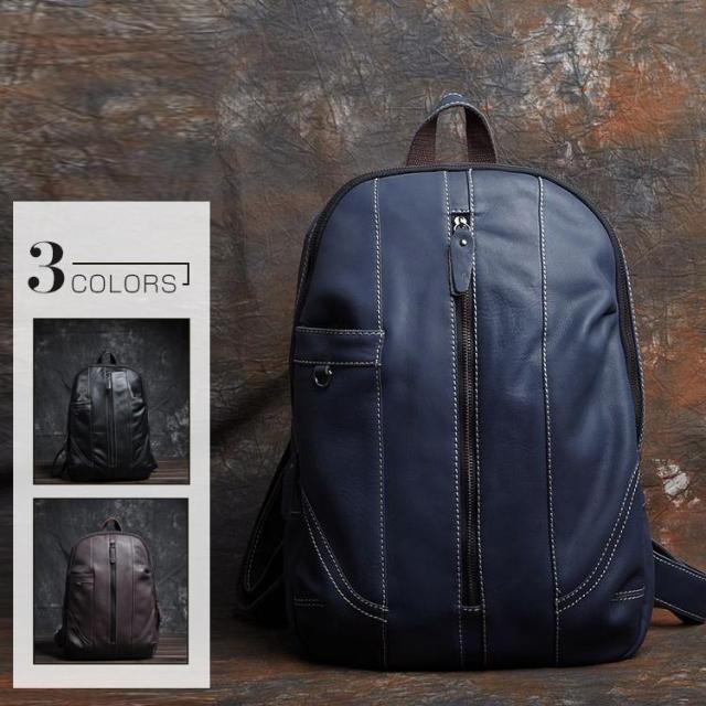 リュック　メンズ　リュックサック 本革　牛革　デイパック　ビジネス　バックパック　レザー　通勤通学　旅行　出張　アウトドア　自転車鞄　カバン