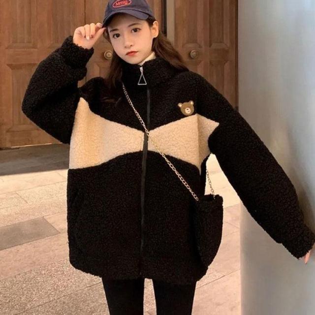 秋冬 レディース ファーコート 毛皮コート ボアジャケット　ボアコート　レディースコート フェイクファー アウター ジャケット　暖かい OL　通勤