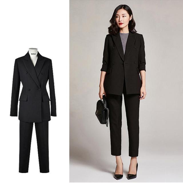 レディーススーツ　上下セット　パンツスーツ セットアップ フォーマル 通勤 卒業式　入学式　オフィス ビジネス おしゃれ セレモニースーツ