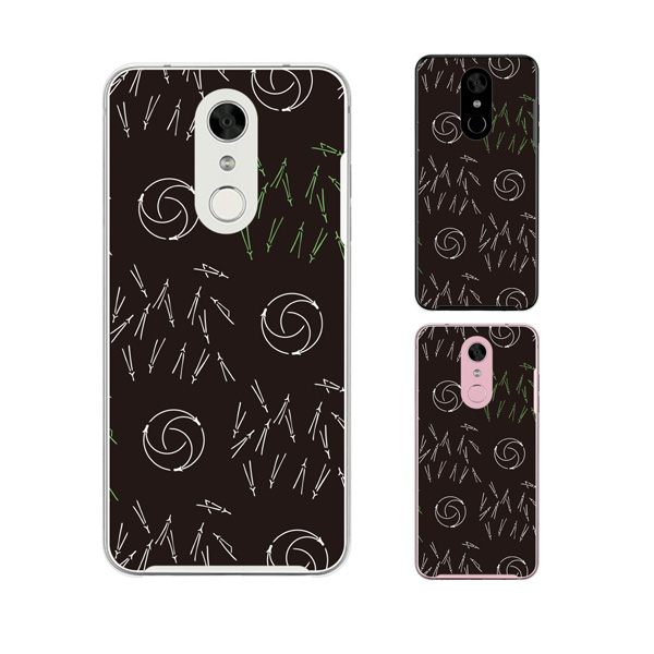 Disney Mobile On Docomo Dm 01k スマホ ケース ハード カバー ディズニーモバイル 和柄 松葉 黒の通販はau Pay マーケット 株式会社kouken