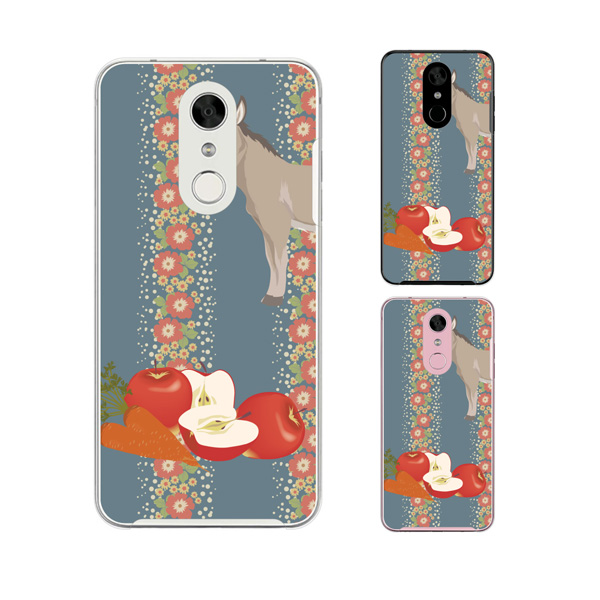 Disney Mobile On Docomo Dm 01k スマホ ケース ハード カバー ディズニーモバイル ロバ 花 青の通販はau Pay マーケット 株式会社kouken