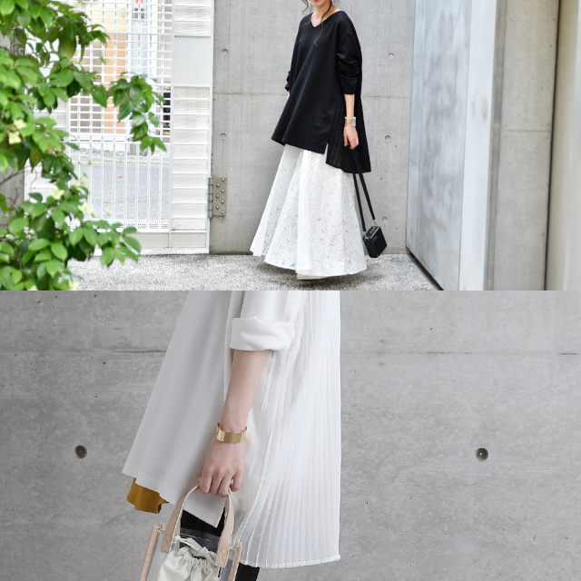 トップス カットソー レディース バックプリーツ 長袖 ロンt ロング Tシャツ トレーナー 無地 シンプル Vネック シアー シフォン チュニの通販はau Pay マーケット Hug U ハグユー Au Payマーケット店