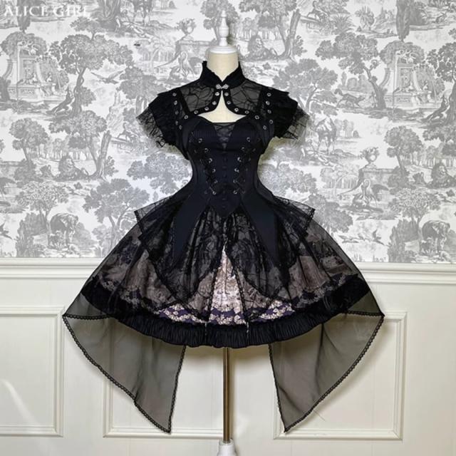 ゴスロリ ALICE GIRL ボレロ ブラウス ダークゴシック 病み可愛い