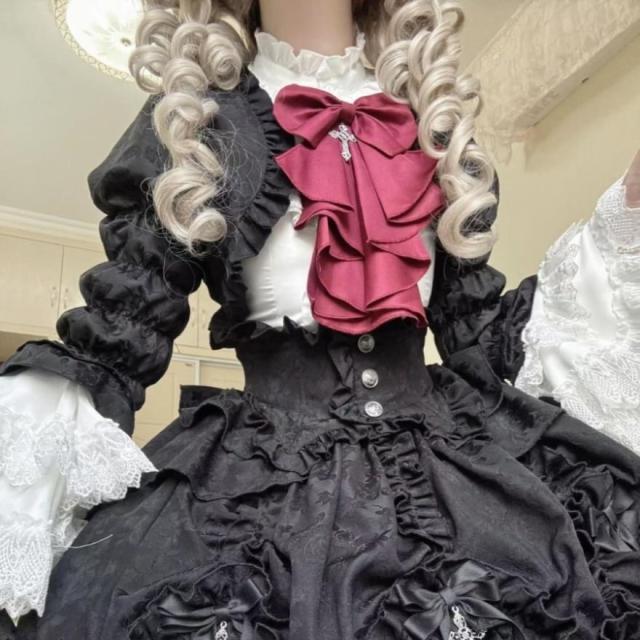 ゴスロリ 地雷系 甘辛ミックス ふわふわ アイドル衣装 3点