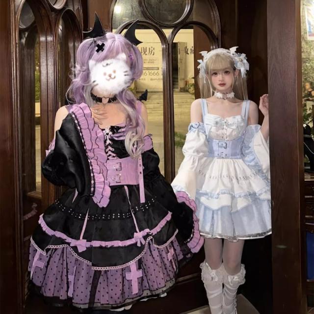 即納】 キラキラ アイドル衣装 パープル Sサイズ 3点セット ジャンパー