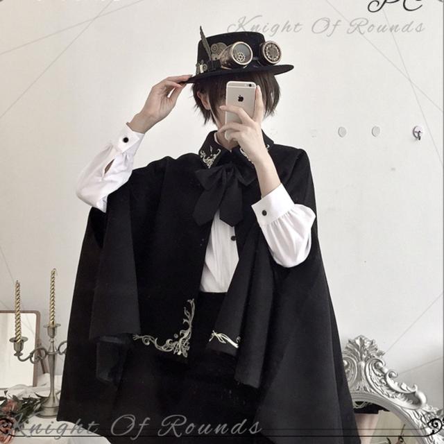 皇子系ロリィタ 王子系 少年装 マント コート 刺繍 ユニセックス Princess Chronicles 男装女子 コスプレ衣装 舞台衣装_1