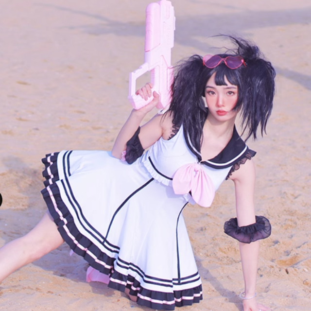 SEASONZ アイドル 水着 かわいい ワンピース マリンコーデ 双子コーデ