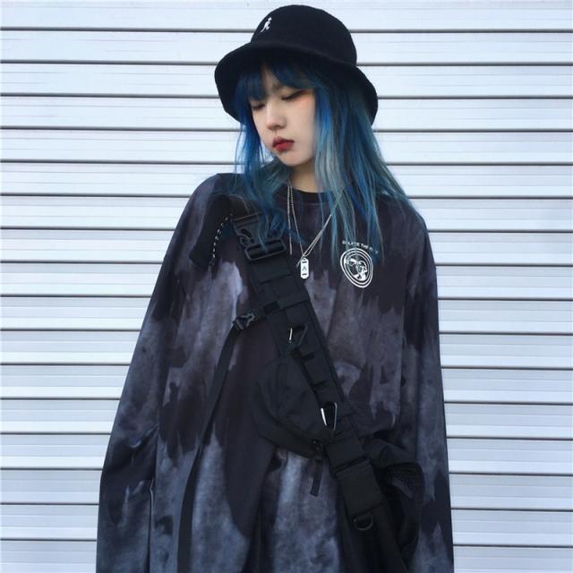 病みかわいい ゴシック ｔシャツ 長袖 ユニセックス ルーズ カジュアル 病み可愛い 10代 代 原宿系 ストリート系 オルチャンの通販はau Pay マーケット 天使と悪魔サブカル系ファッション Seasonz