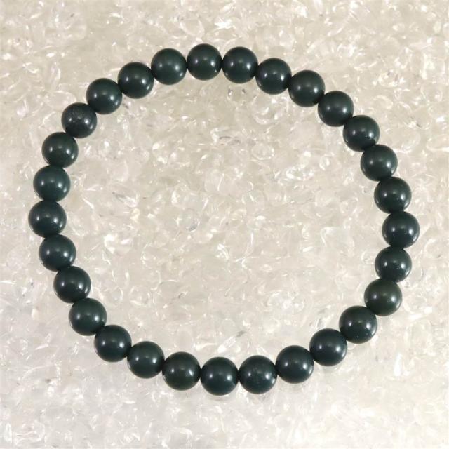 出雲瑪瑙　碧玉１０mm１８玉ブレスレット　宝石鑑別書付き 出雲瑪瑙 碧玉10mm18玉ブレスレット 宝石鑑別書付き （出雲