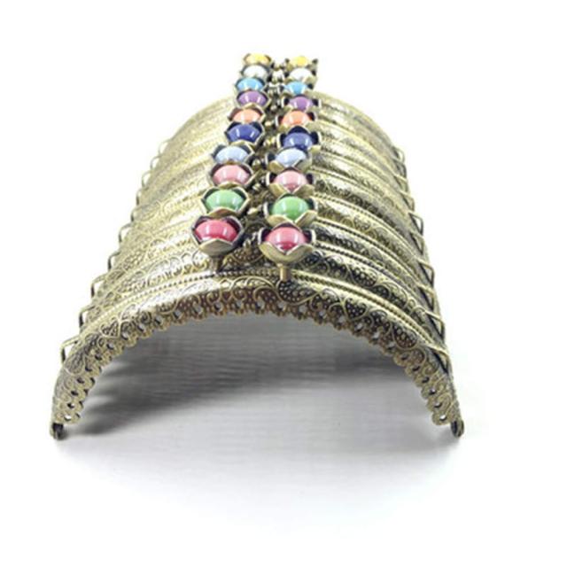 アンティーク風がま口 口金 10色セット カラフルな大玉がおしゃれ 手芸用品 8 5cmの通販はau Pay マーケット Elxia Store