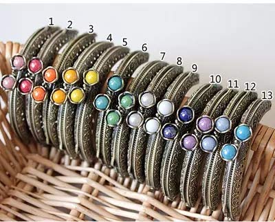 アンティーク風がま口 口金 10色セット カラフルな大玉がおしゃれ 手芸用品 8 5cmの通販はau Pay マーケット Elxia Store