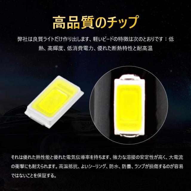 Led ホワイト 爆光 ポジションランプ ルームランプ Led T10 車検対応 12v 2w 10個入の通販はau Pay マーケット Elxia Store