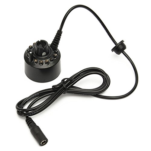 24v 12 Led超音波ミストメーカー 加湿器霧発生装置 噴霧器噴水 池霧機アトマイザー 水槽 築山 池 飾り 水耕栽培用 3色カラフル A の通販はau Pay マーケット Elxia Store
