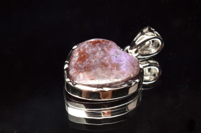 【1点物】シルバー925◇高発色パープル スギライト(杉石) 14x14mm ハート ペンダントトップ 厄除け【ネコポス送料無料】_PB5513の通販は 【1点物】シルバー925◇高発色パープル スギライト(杉石) 14x14mm ハート ペンダントトップ 厄除け【ネコポス送料無料】_PB5513の通販は