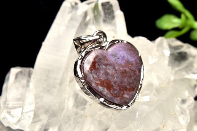 【1点物】シルバー925◇高発色パープル スギライト(杉石) 14x14mm ハート ペンダントトップ 厄除け【ネコポス送料無料】_PB5513の通販は 【1点物】シルバー925◇高発色パープル スギライト(杉石) 14x14mm ハート ペンダントトップ 厄除け【ネコポス送料無料】_PB5513の通販は