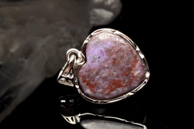 【1点物】シルバー925◇高発色パープル スギライト(杉石) 14x14mm ハート ペンダントトップ 厄除け【ネコポス送料無料】_PB5513の通販は 【1点物】シルバー925◇高発色パープル スギライト(杉石) 14x14mm ハート ペンダントトップ 厄除け【ネコポス送料無料】_PB5513の通販は