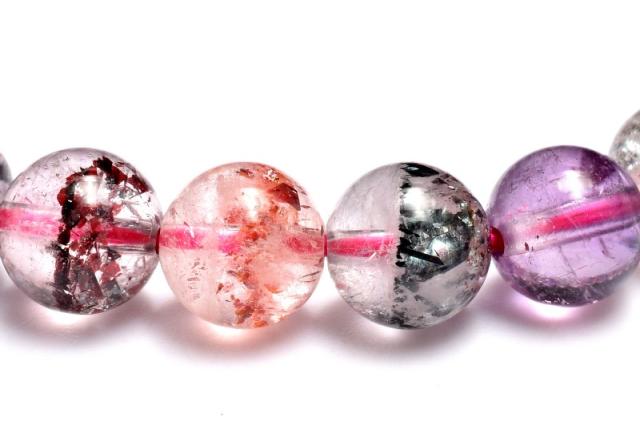 1点物】高品質AAA☆透明 スーパーセブン（レピドクロサイトイン