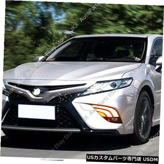 18-19トヨタカムリSE XSE用ターンシグナルライト付きLED DRLデイタイム