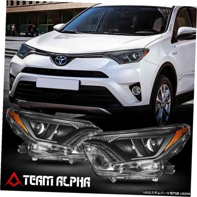 2016-2018トヨタRav4 [ブラック/クレ ar]アンバーコーナー