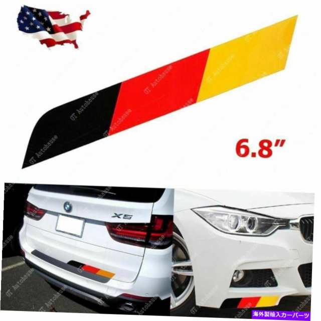 Side Fender Grille 車の外装の装飾のために 1 7 ユーロドイツ国旗の色ストライプデカールステッカー 1 7 Euro Germany Flの通販はau Pay マーケット 海外輸入 ｓｓショップ