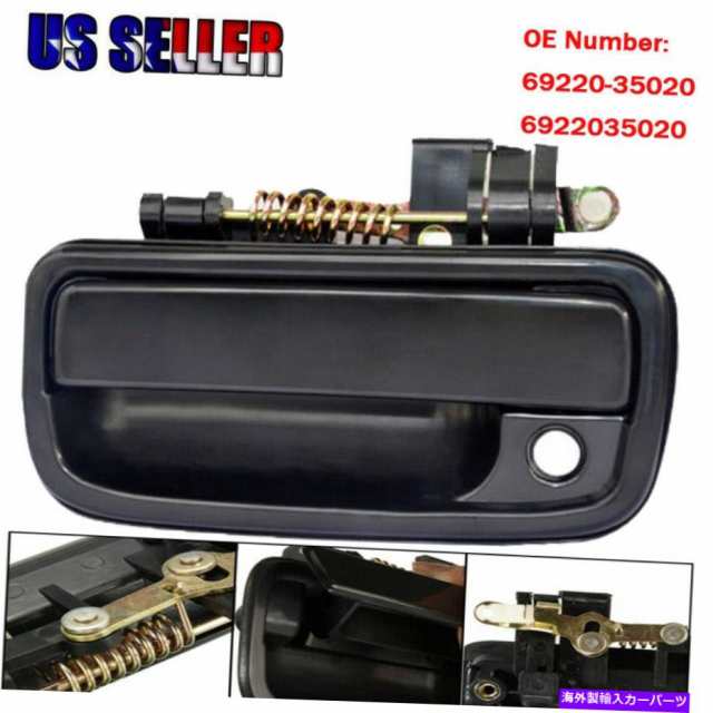 DOOR OUTER HANDLE 95から04トヨタタコマドアハンドル左フロントドライバ側エクステリア外ブラック For 95-04 Toyota  Tacoma Doo｜au PAY マーケット