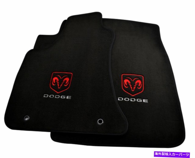 フロアマット フロアマットについてはダッジチャージャー2011 - ドッジエンブレムテーラードブラックカーペットNEW Floor Mats F｜au  PAY マーケット