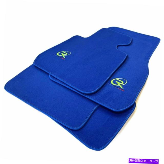 フロアマット /// RovbutロゴLHDでフロアマットのためにBMW 3シリーズG20やG21ブルーラウンド Floor Mats For