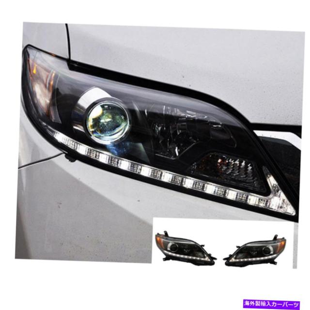USヘッドライト Sienna LEDヘッドライトLED DRL 2011-2016 OEMヘッドライトシーケンシャル For Sienna ...