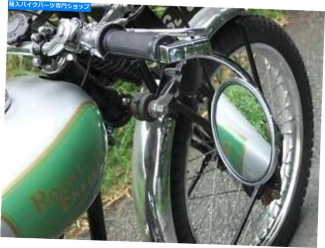 BSA トライアンフ Mirror ノートンハンドルバーバーエンドミラー
