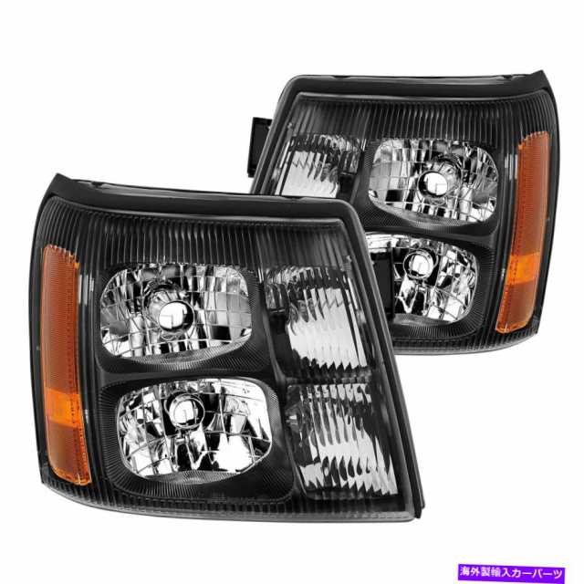 USヘッドライト Cadillac Escalade 2003-2006 CGブラックユーロヘッドライト For Cadillac Escalade 2003-2006 CG Black Euro Heの通販は 106,920円