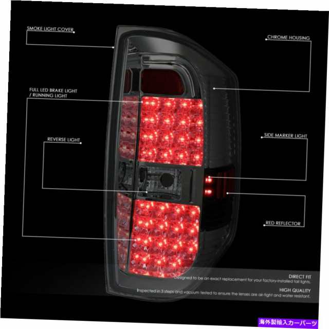 USテールライト 2014-2018トヨタツンドラピックアップペアLEDテール