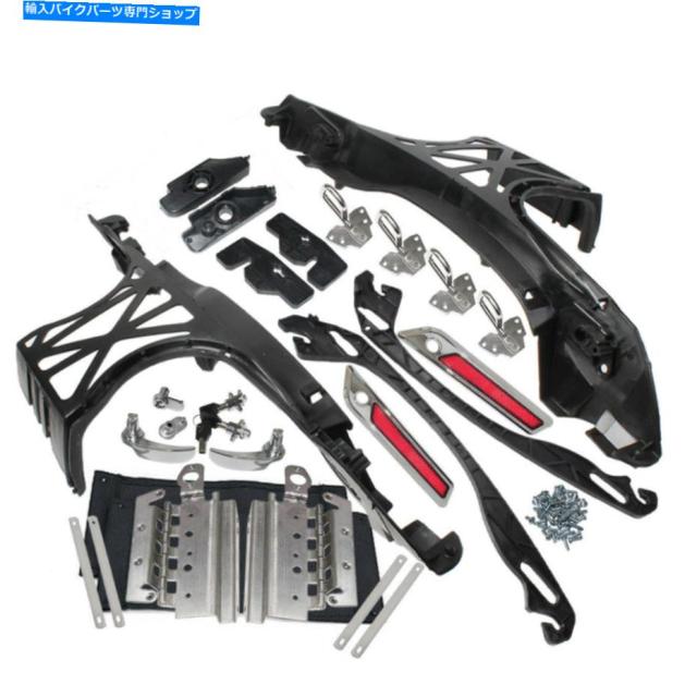 サイドバック サドルバッグハードウェアラッチカバーロックの蓋のふたがぴったりのグライド1418 Set Saddlebag Hardware