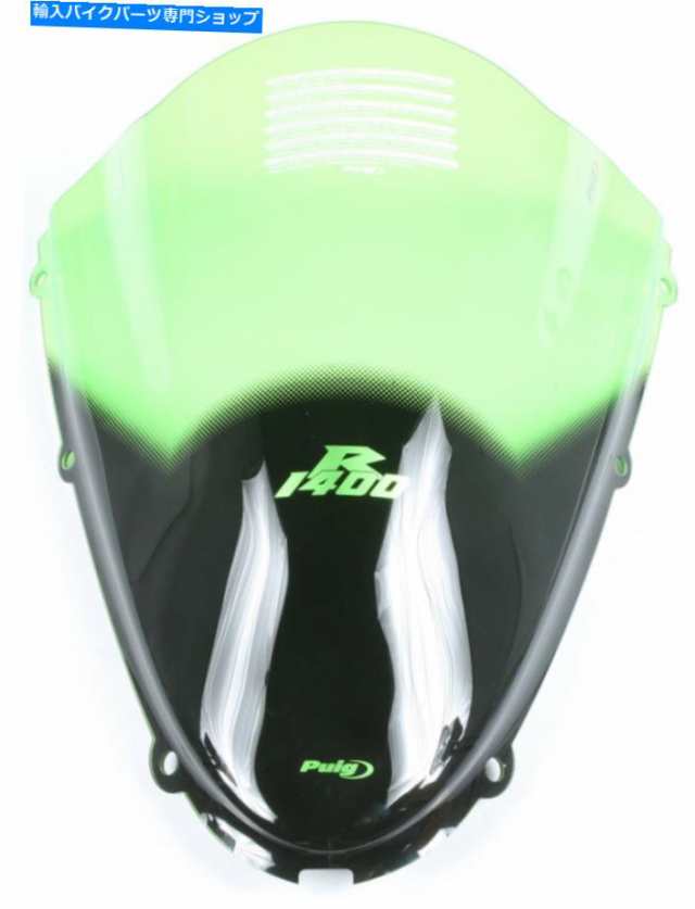 の正規取扱店で Windshield Puig Racing Windscreen Green ZX-14 4057V