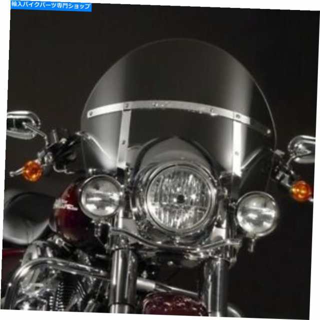 Windshield ハーレーフルのモデル - ライトグレー - N21440A National Cycle Chopped Windshield for Harley FLH Models - Lightの通販は