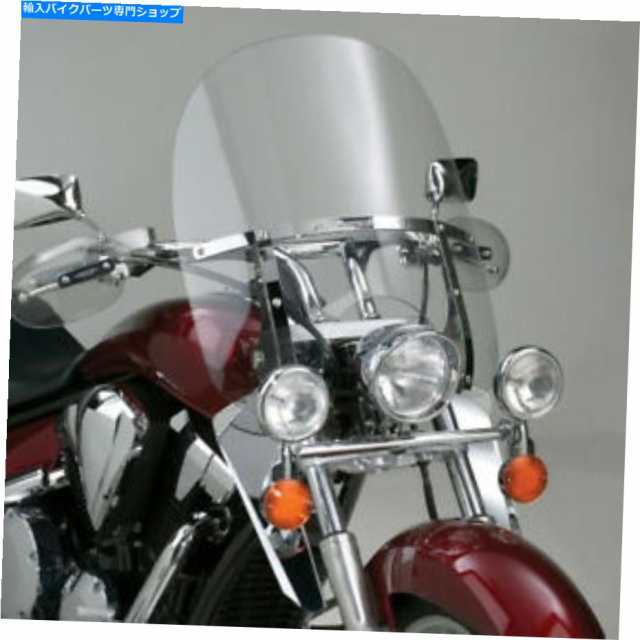 Windshield 国連サイクルN21103スイッチブレード2アップフロントガラスクリア National Cycle N21103 SwitchBlade 2-Up Windshieの通販は 59,400円