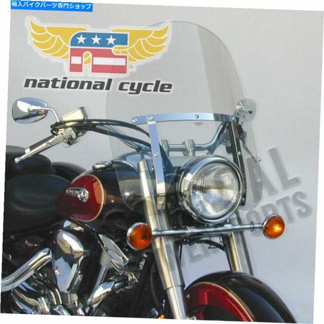 Windshield ナショナルサイクルN2304ダコタ4.5フロントガラス National Cycle N2304 Dakota 4.5 Windshieldの通販は 45,144円