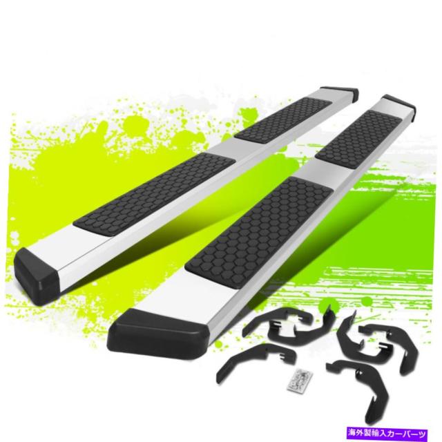 サイドステップ 5.5 "Silverado Sierra Extended Cab 07-19のための洗練されたステップフラットランニングボード07-19 5.5" Poliの通販は