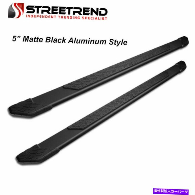 サイドステップ 2009-2019 Dodge Ram Crew Cab 5 "マットBLKアルミサイドステップランニングボード For 2009-2019 Dodge Ram Creの通販は 110,880円