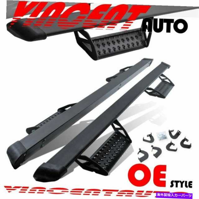サイドステップ フィット07-18 Chevy Silverado / Sierra Double Cab 3 "ランニングボードフープバーサイドステップ Fit 07-18 Cの通販は 53,064円