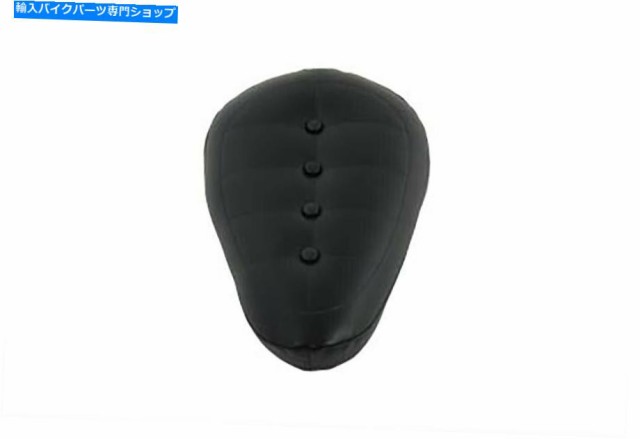 シート 4ボタンブラックソロシートはハーレー ダビッドソンにフィットします Button Black Solo Seat fits  Harley-Davidson 通販卸し売り