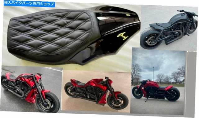 シート リアフェンダーハーレーVロッドVロッドVrodナイトロッド筋用布張りの座席（のみ） UPHOLSTERED SEAT (ONLY) FOR  REAR FEN わけあり並の激安価格